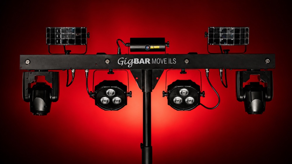 All-in-one dance lighting rig with moving heads and effects