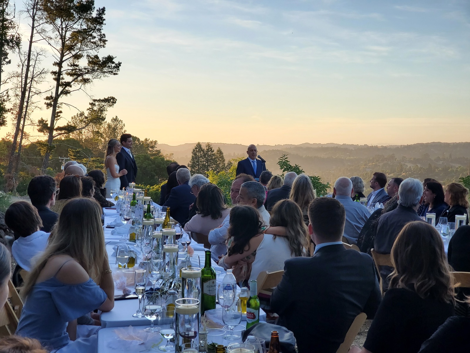 Bianca & Trevor's Hillside Sunset Wedding near Lodi, CA