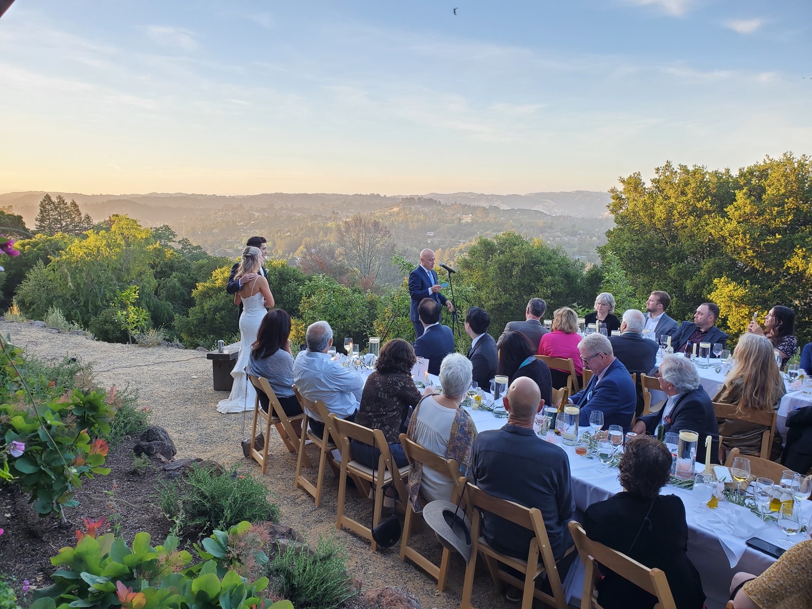 Bianca & Trevor's Hillside Sunset Wedding near Lodi, CA
