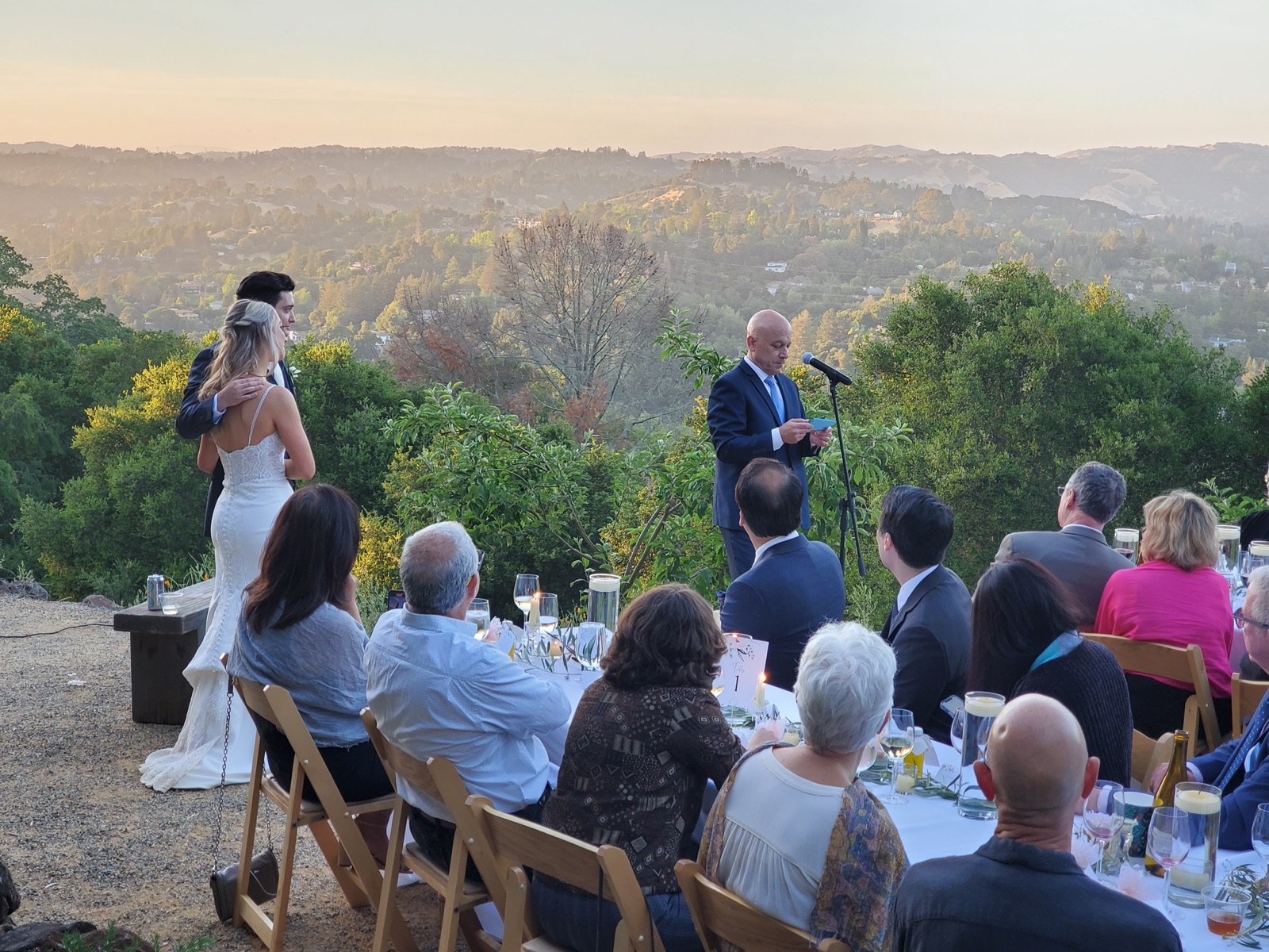Bianca & Trevor's Hillside Sunset Wedding near Lodi, CA