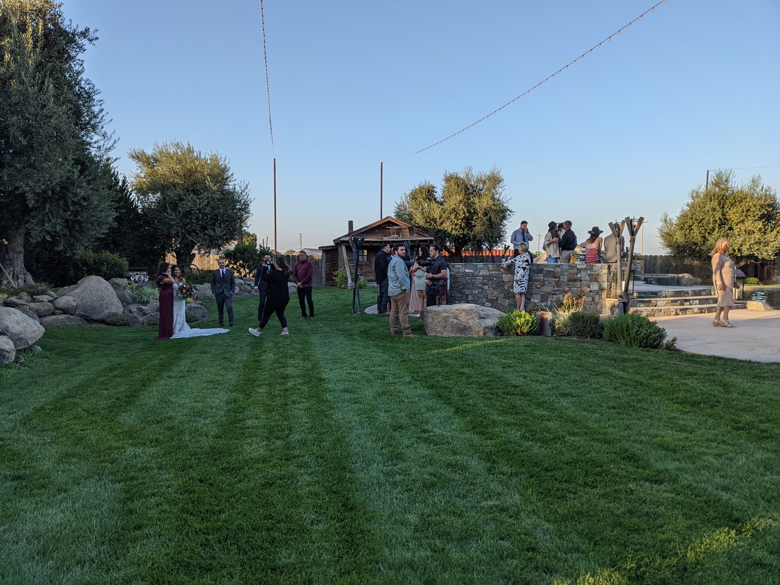 Brittany & Aaron's Golden-Hour Merced Backyard Wedding