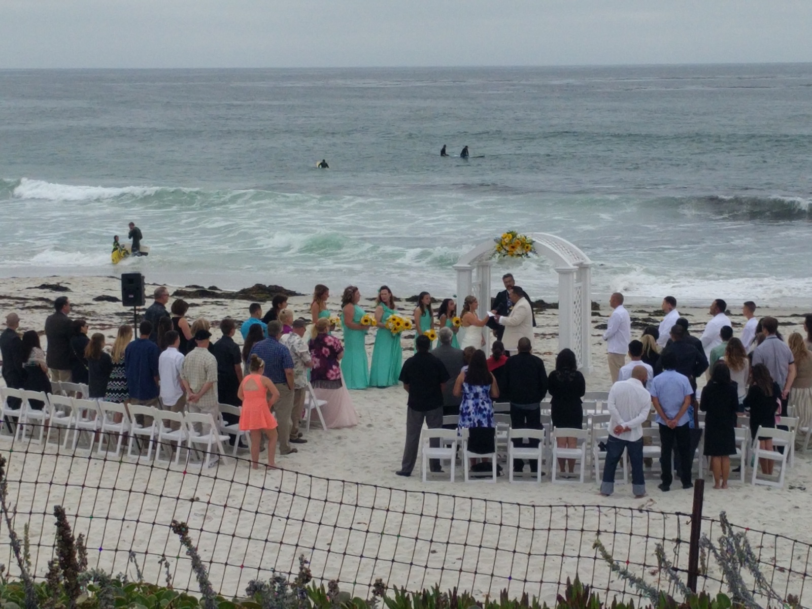 Sarah & Daniel's Coastal Wedding: Modesto Locals Tie the Knot at the Beach