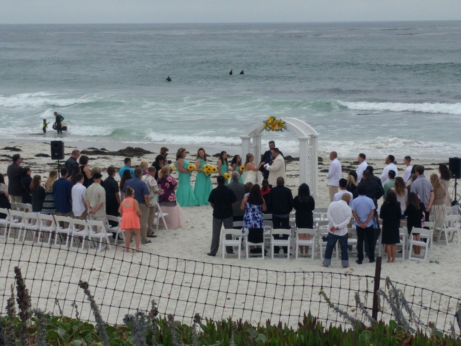 Sarah & Daniel's Coastal Wedding: Modesto Locals Tie the Knot at the Beach