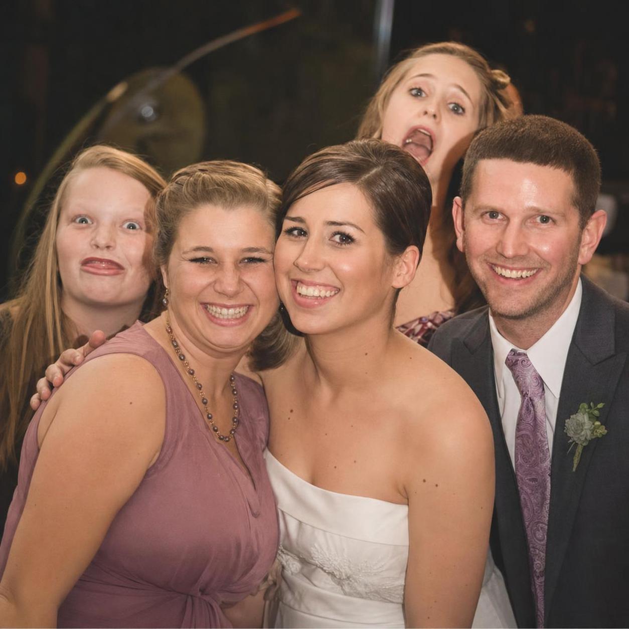Real wedding moment