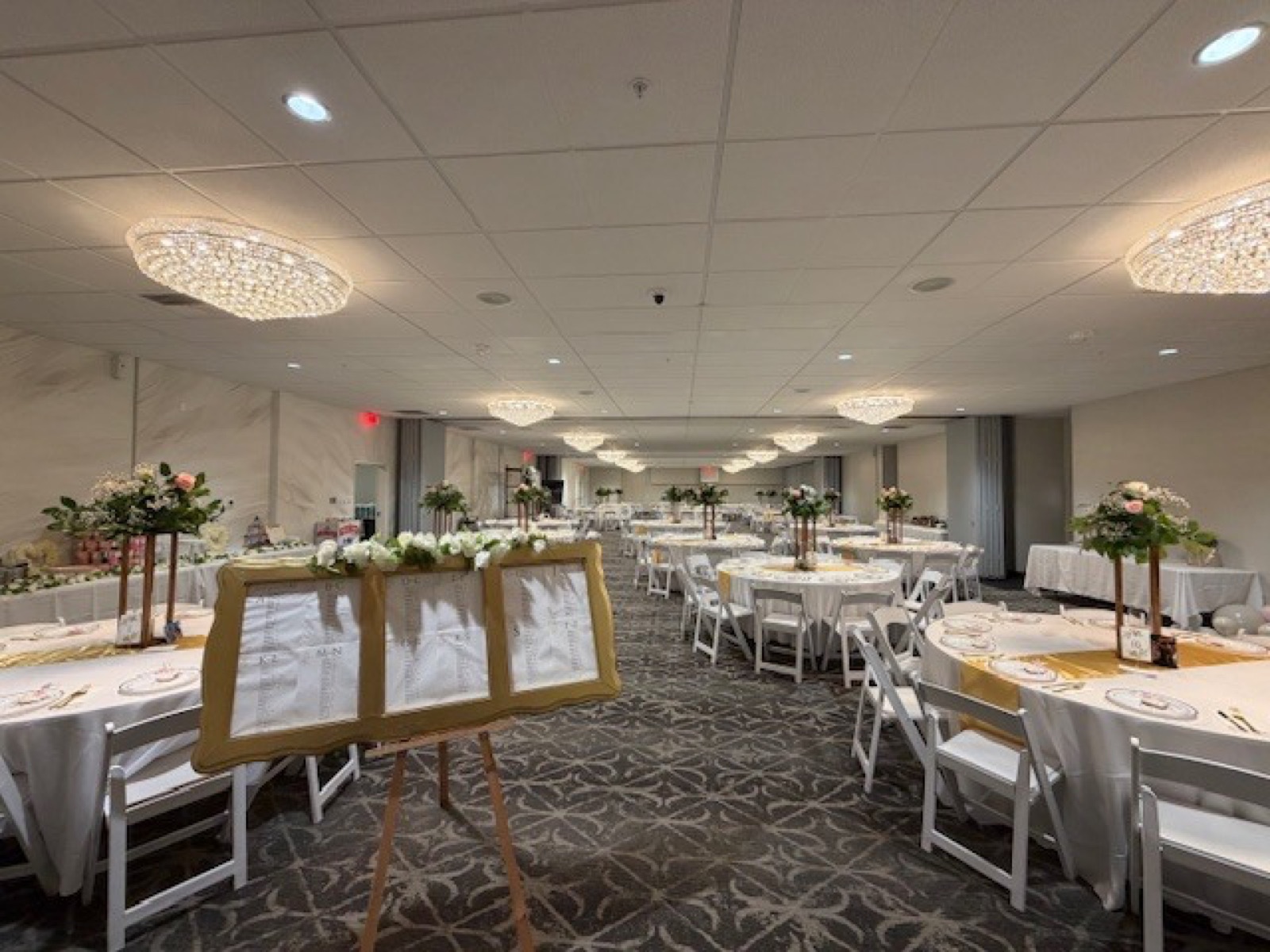 Event space interior at 1612 Training and Event Center in Modesto, California
