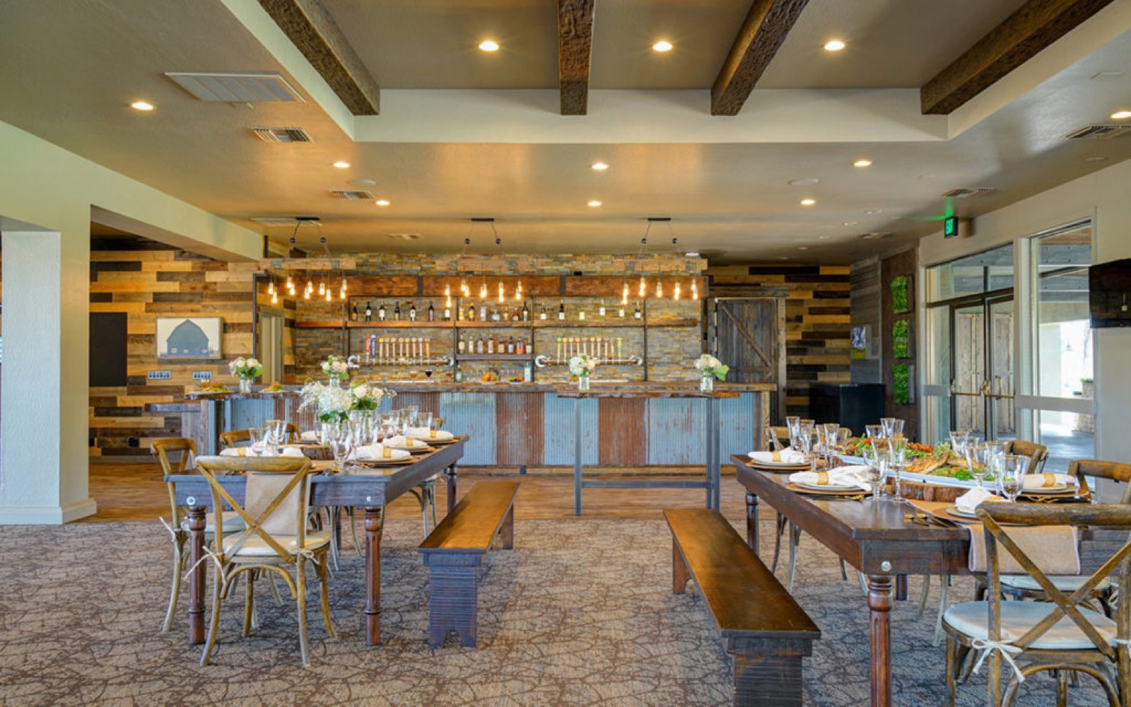 The Farmhouse event space at Alameda County Fairgrounds Event Center in Pleasanton, California