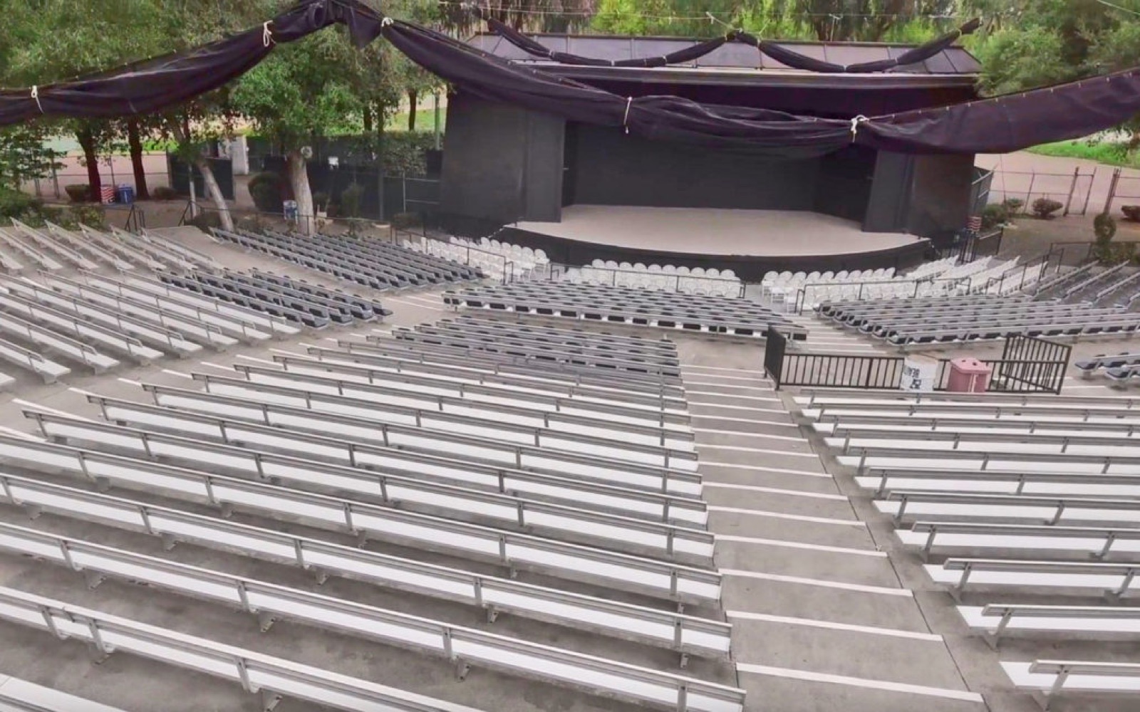 Outdoor amphitheater at Alameda County Fairgrounds Event Center in Pleasanton, California