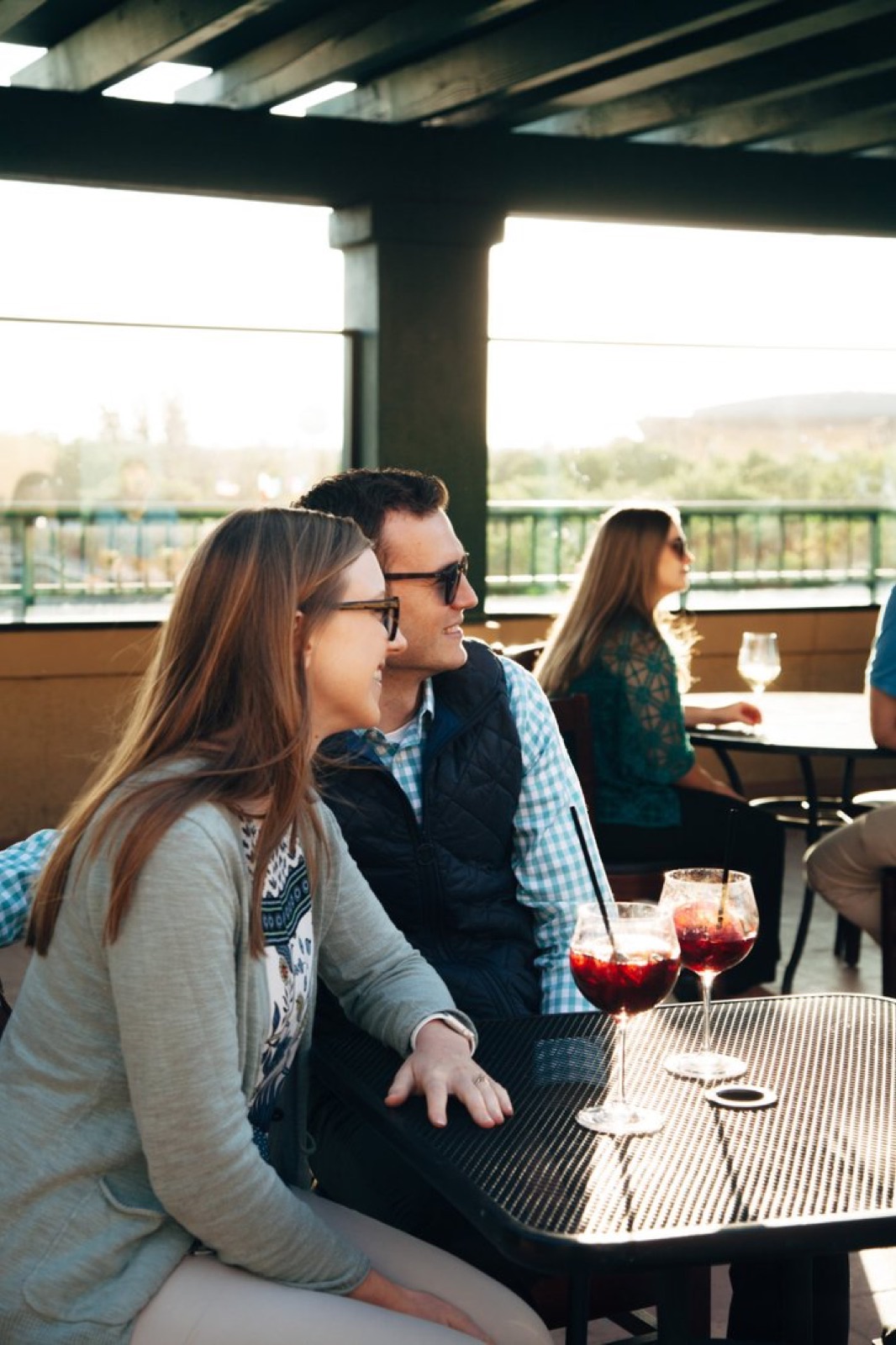 Dining room at BellaVista Rooftop & Events wedding venue in Stockton, California