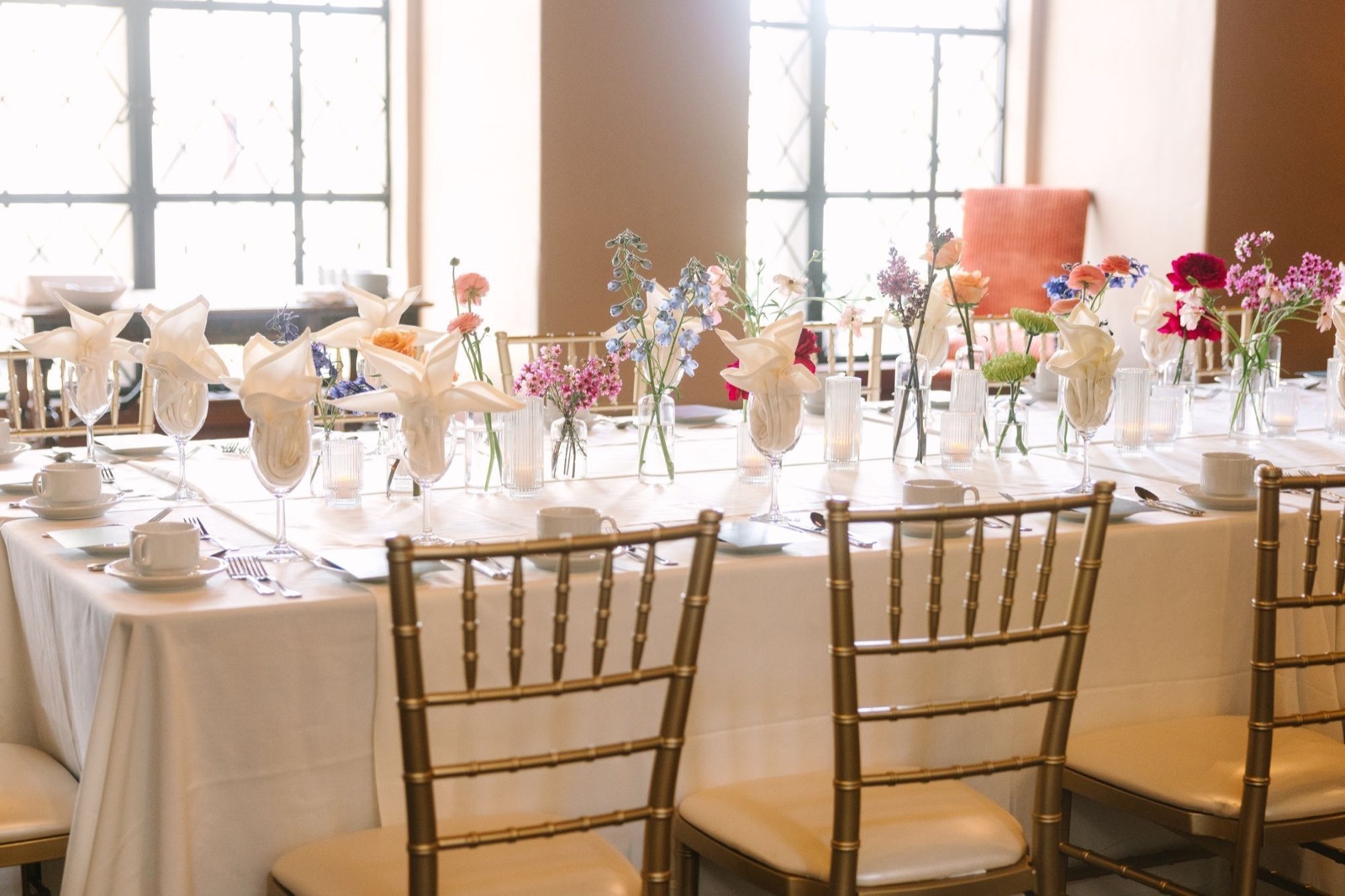 Drawing Room with fireplace and courtyard access at Berkeley City Club wedding venue in Berkeley, California
