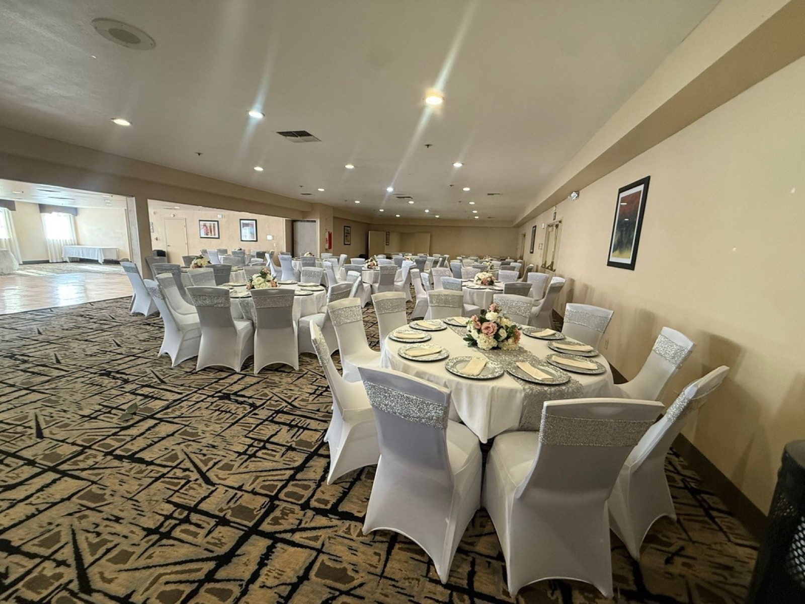 Event and reception space at Best Western Plus Heritage Inn wedding venue in Stockton, California