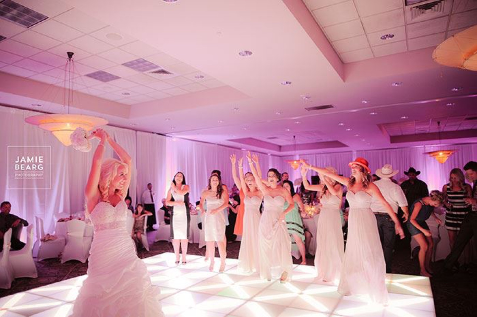 Event space at Del Rio Country Club wedding venue in Modesto, CA
