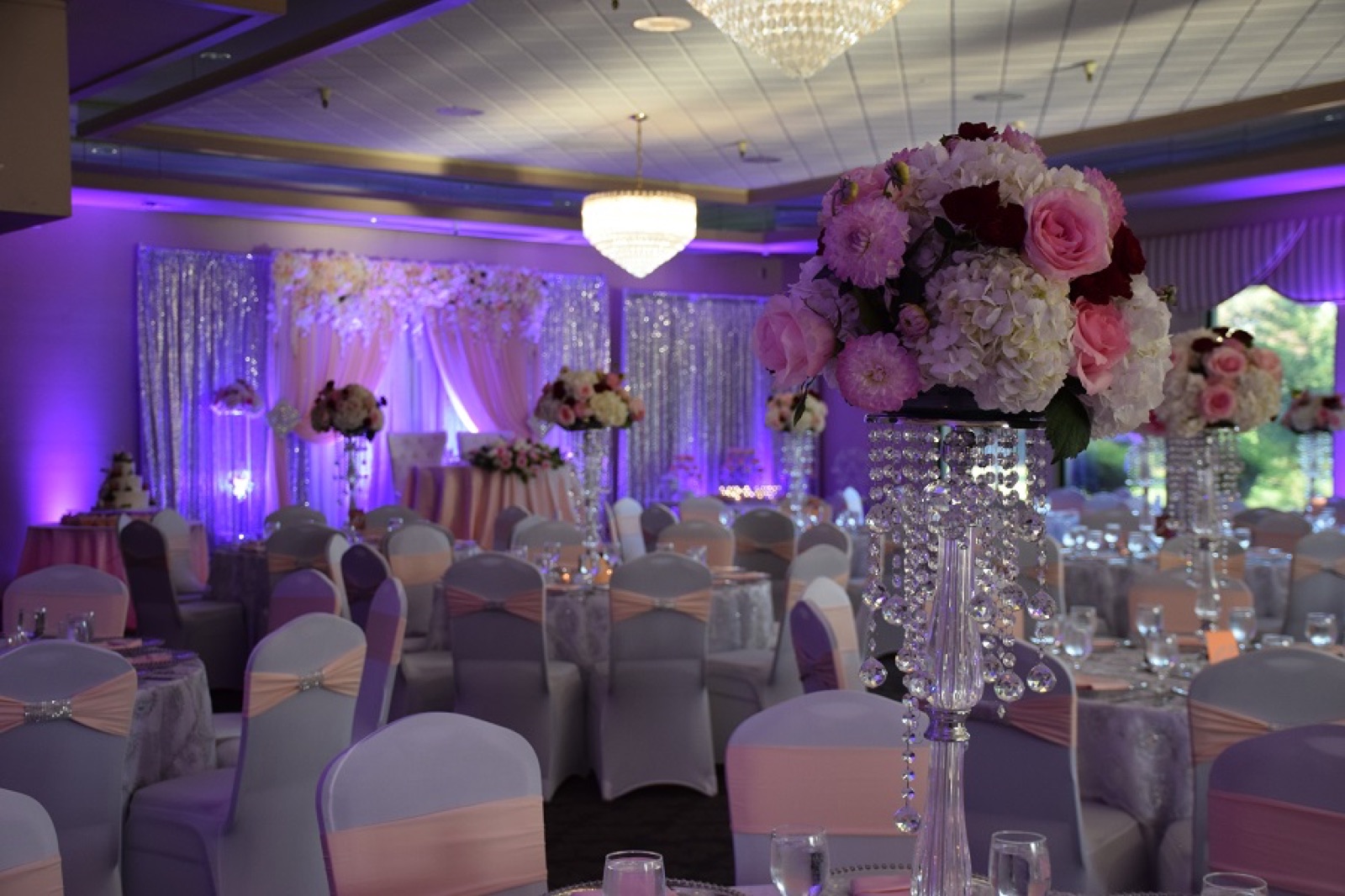 Garden Room event space at Elkhorn Banquets wedding venue in Stockton, California