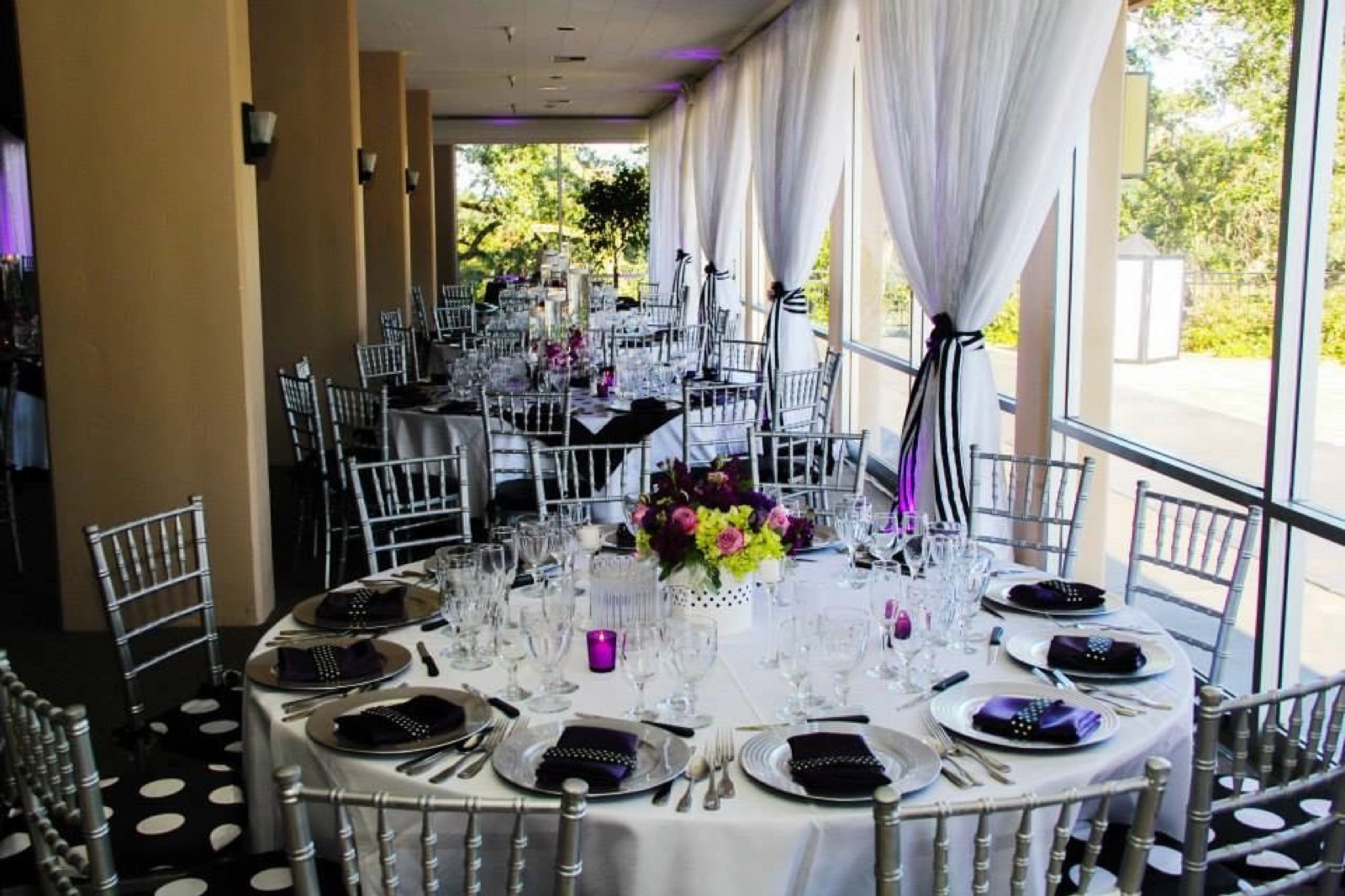 Interior gathering space at Gilroy Lodge on the Hill wedding venue in Gilroy, California