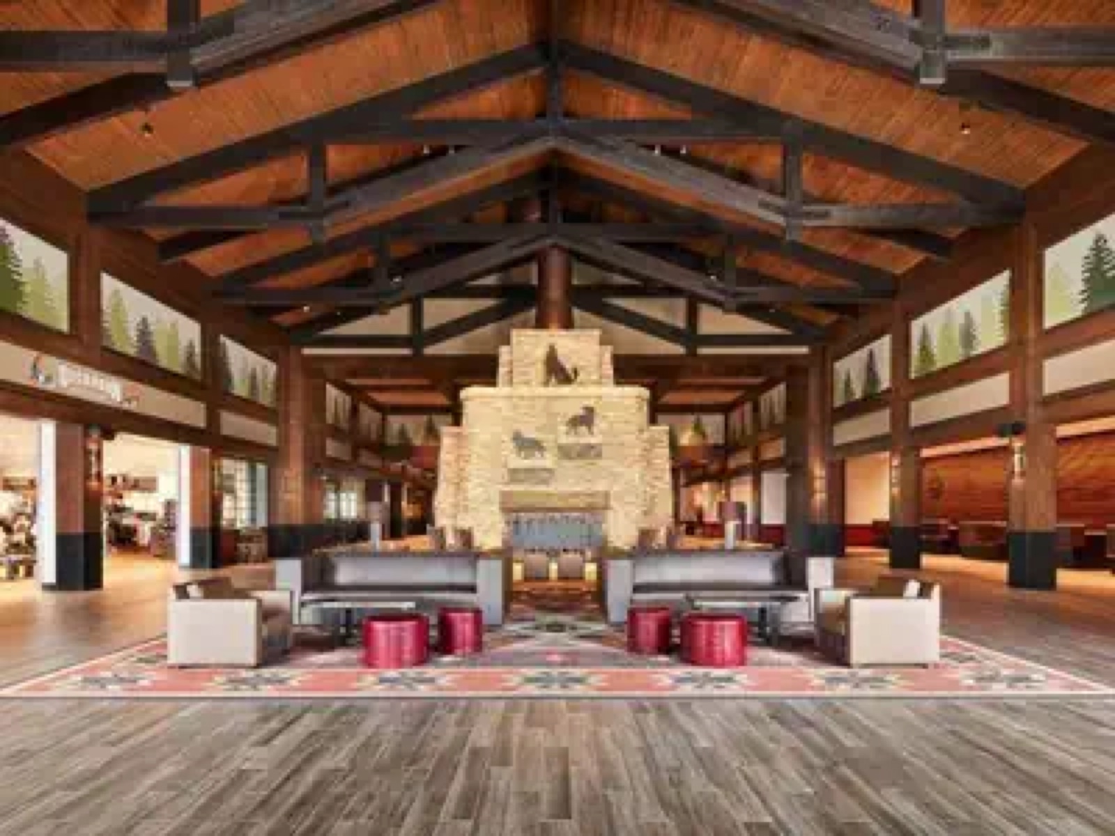 Ceremony setup at Great Wolf Lodge Northern California wedding venue in Manteca, CA