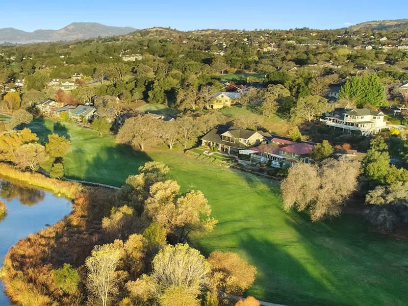 Resort grounds and event setting at Greenhorn Creek Resort in Angels Camp, California