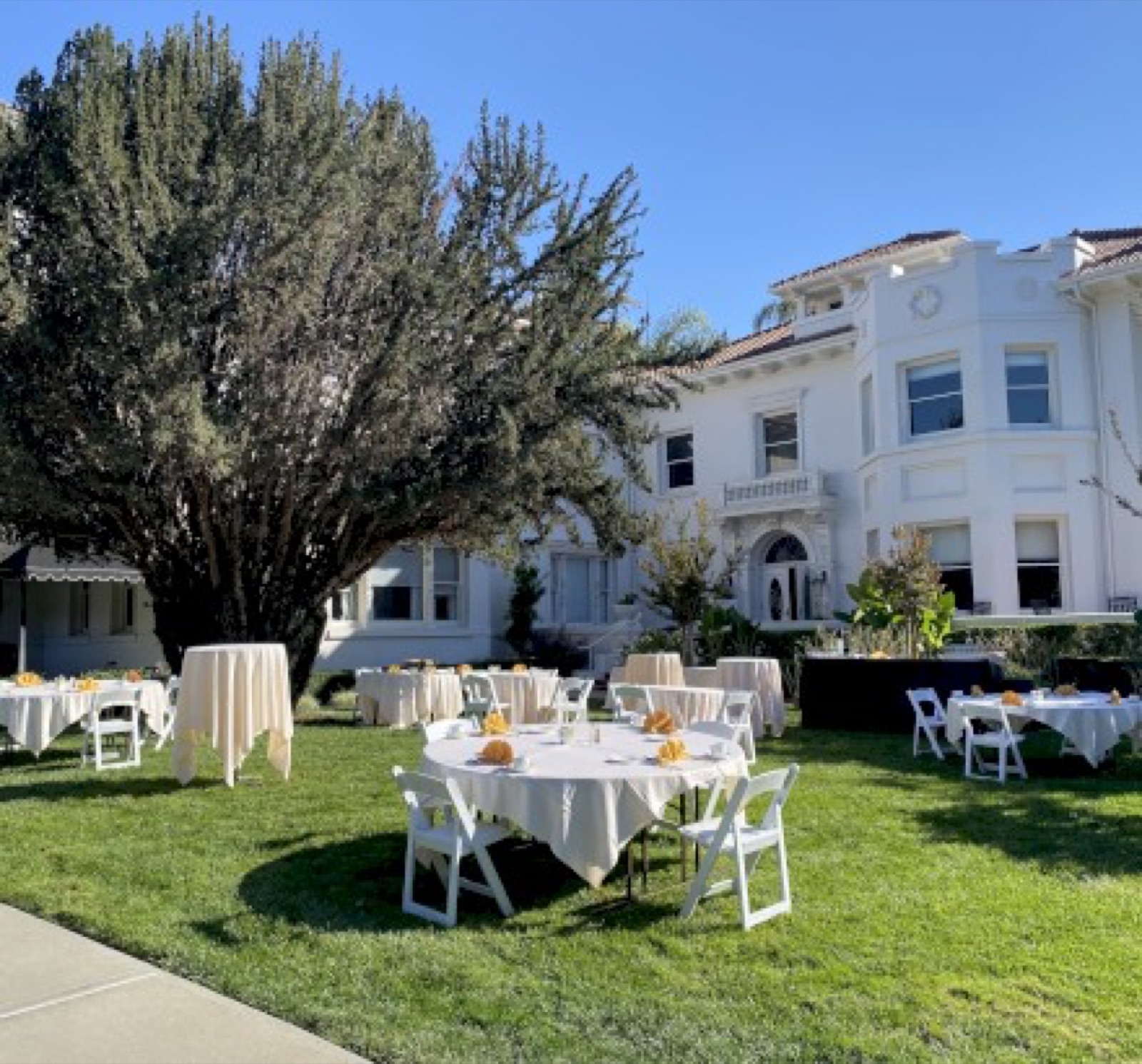 West Lawn outdoor event space at Hayes Mansion San Jose in San Jose, California