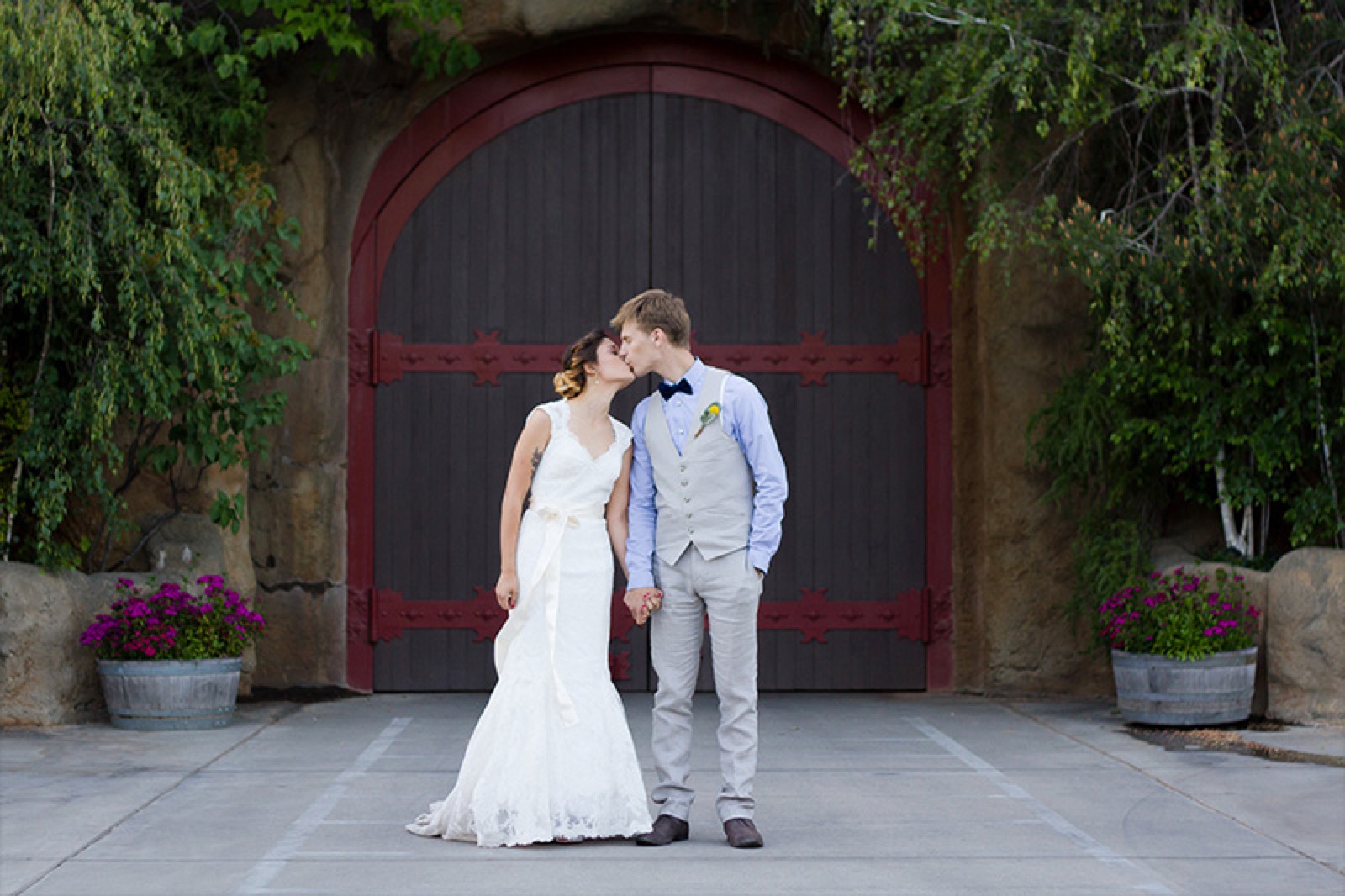 Wedding reception at Ironstone Vineyards in Murphys, California