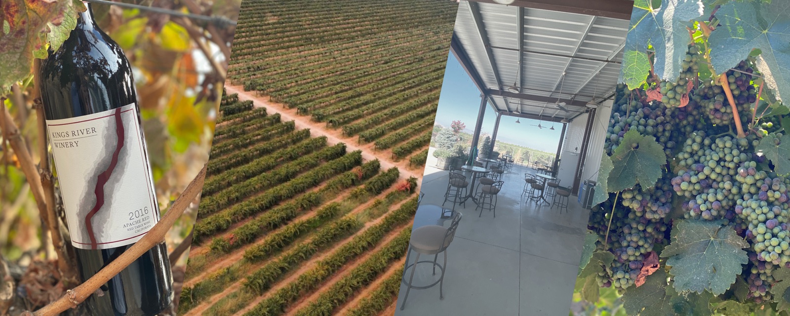 Winery exterior at Kings River Winery wedding venue in Sanger, California