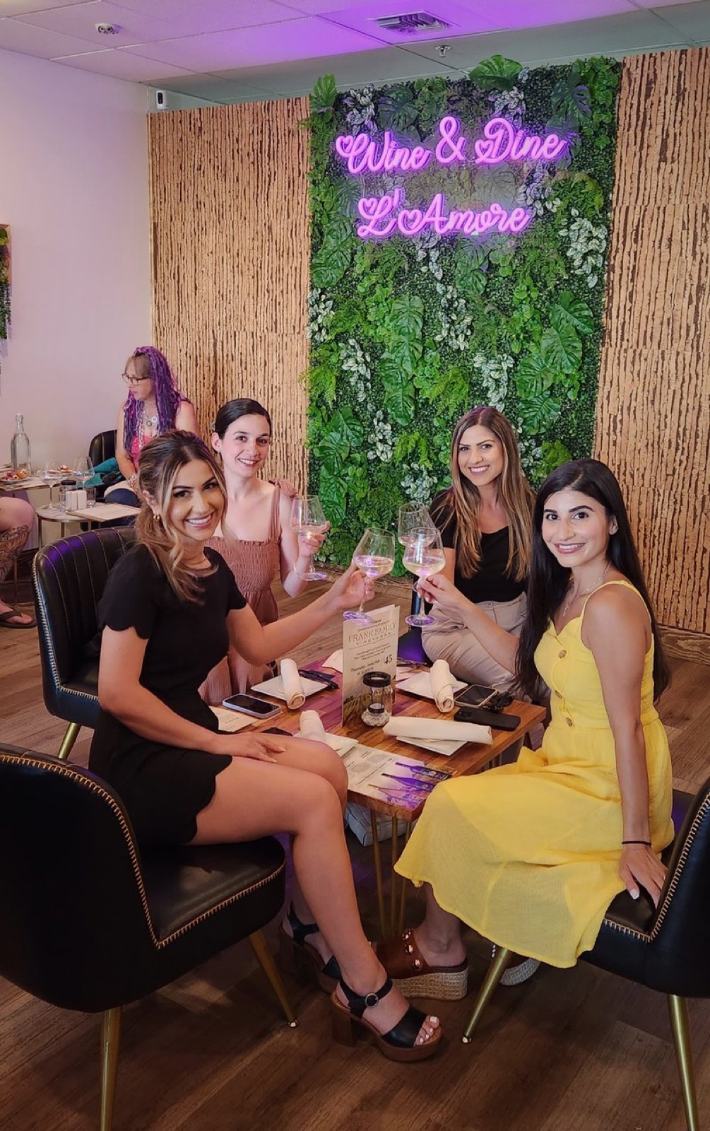 Event seating area at L'Amore wine and dine venue in Turlock, California