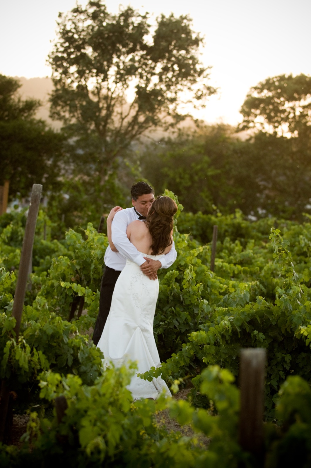 Wedding reception at La Vigna Event Center at Hecker Pass Winery in Gilroy, California