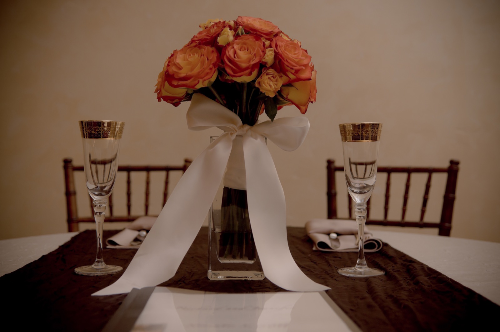 Rustic banquet room at La Vigna Event Center at Hecker Pass Winery in Gilroy, California