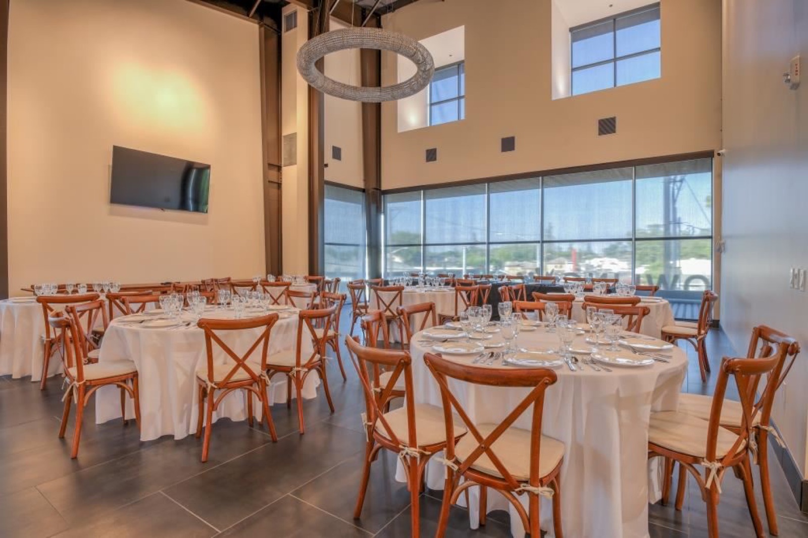 Interior of the Lodi Bowling Lounge & Bar venue in Lodi, California