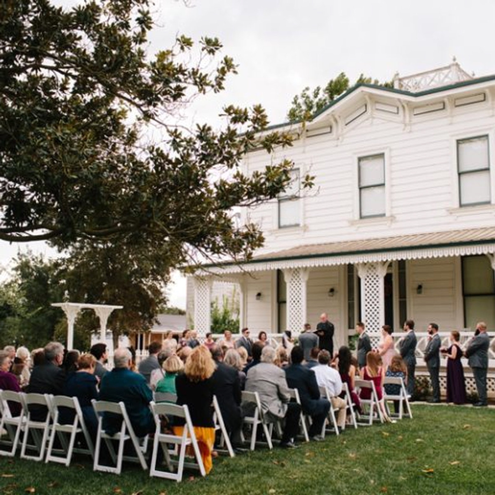 Orchard and grounds at McFarland Living History Ranch wedding venue in Galt, California