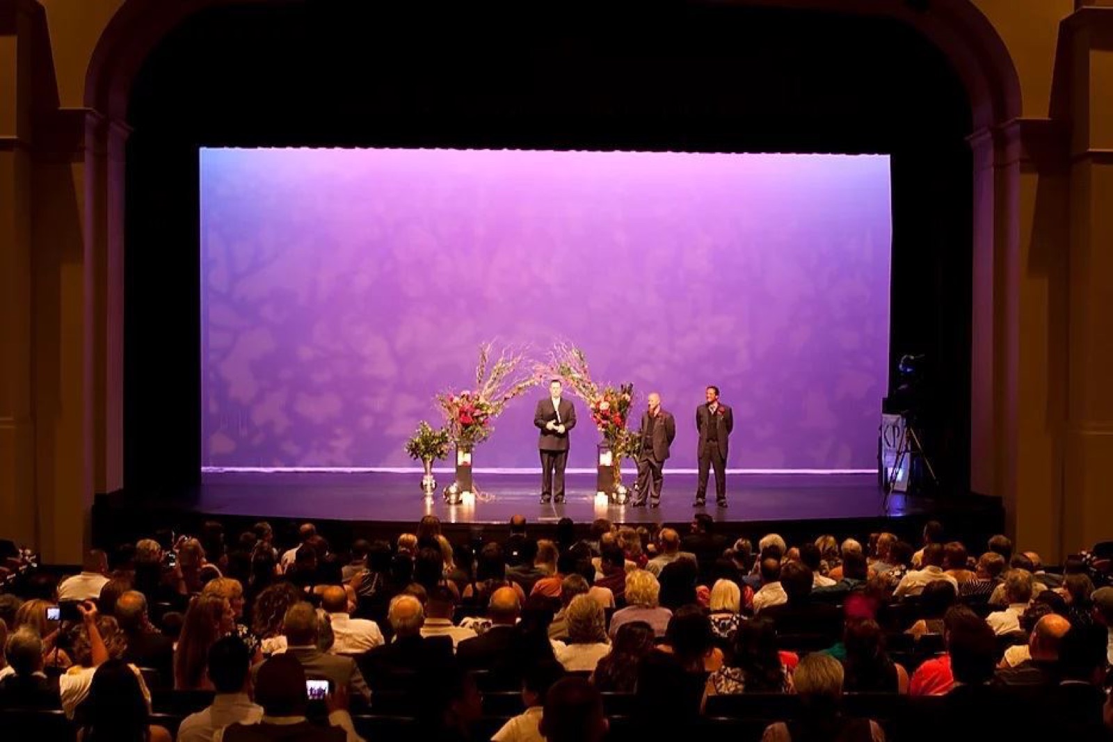 Interior view of the Merced Theatre wedding venue in Merced, California