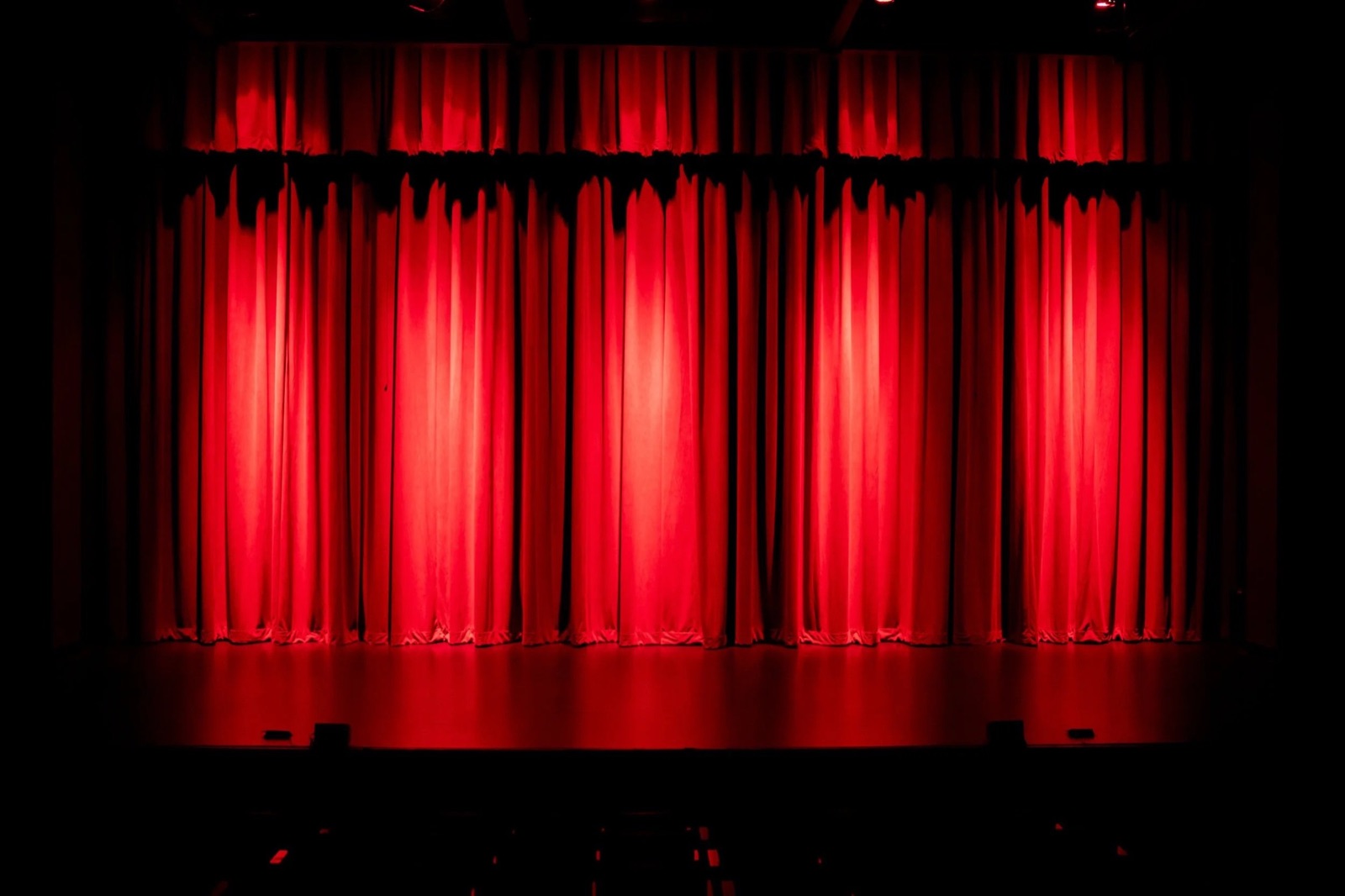 Theater stage and seating at Mexican Heritage Plaza in San Jose, California