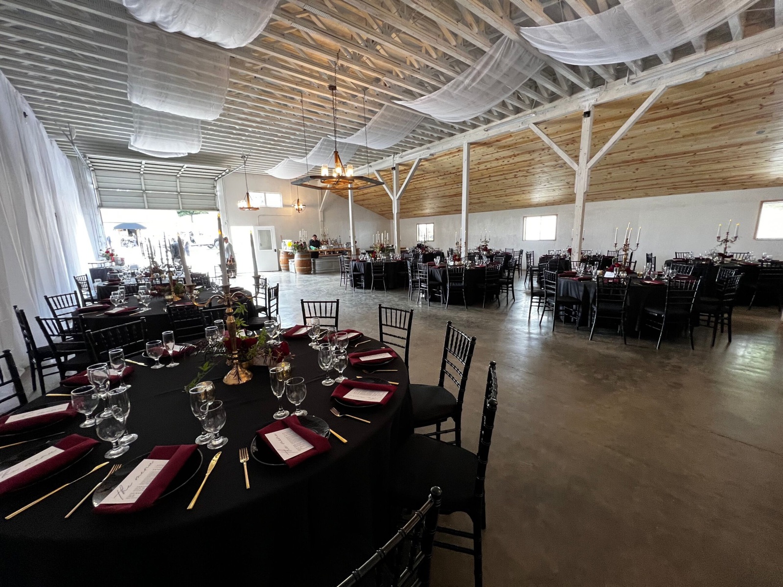 Vineyard grounds and event lawn at Mount Brow Vineyard in Sonora, California