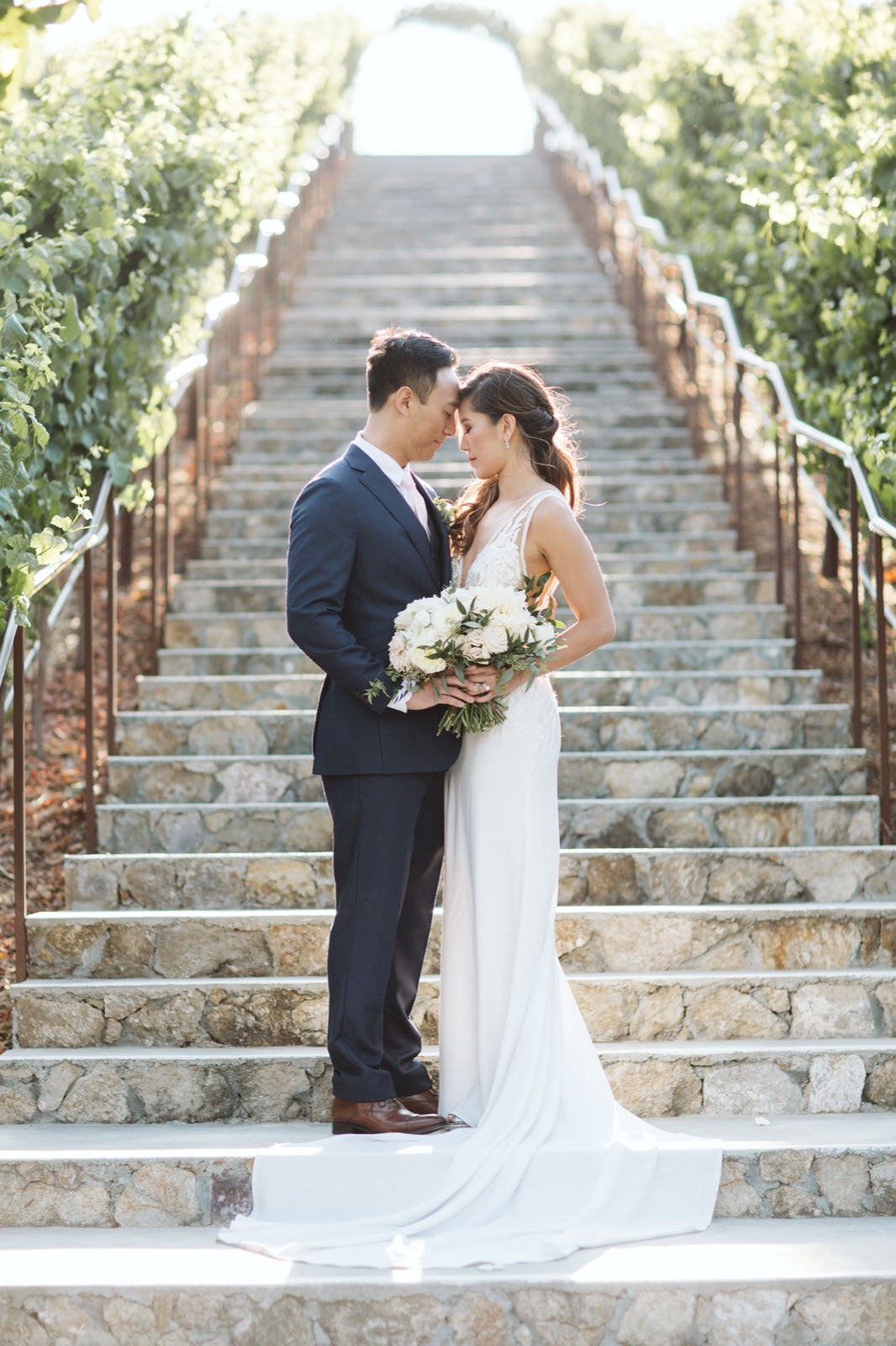Scenic grounds and photo backdrop at Nella Terra Cellars wedding venue in Sunol, California