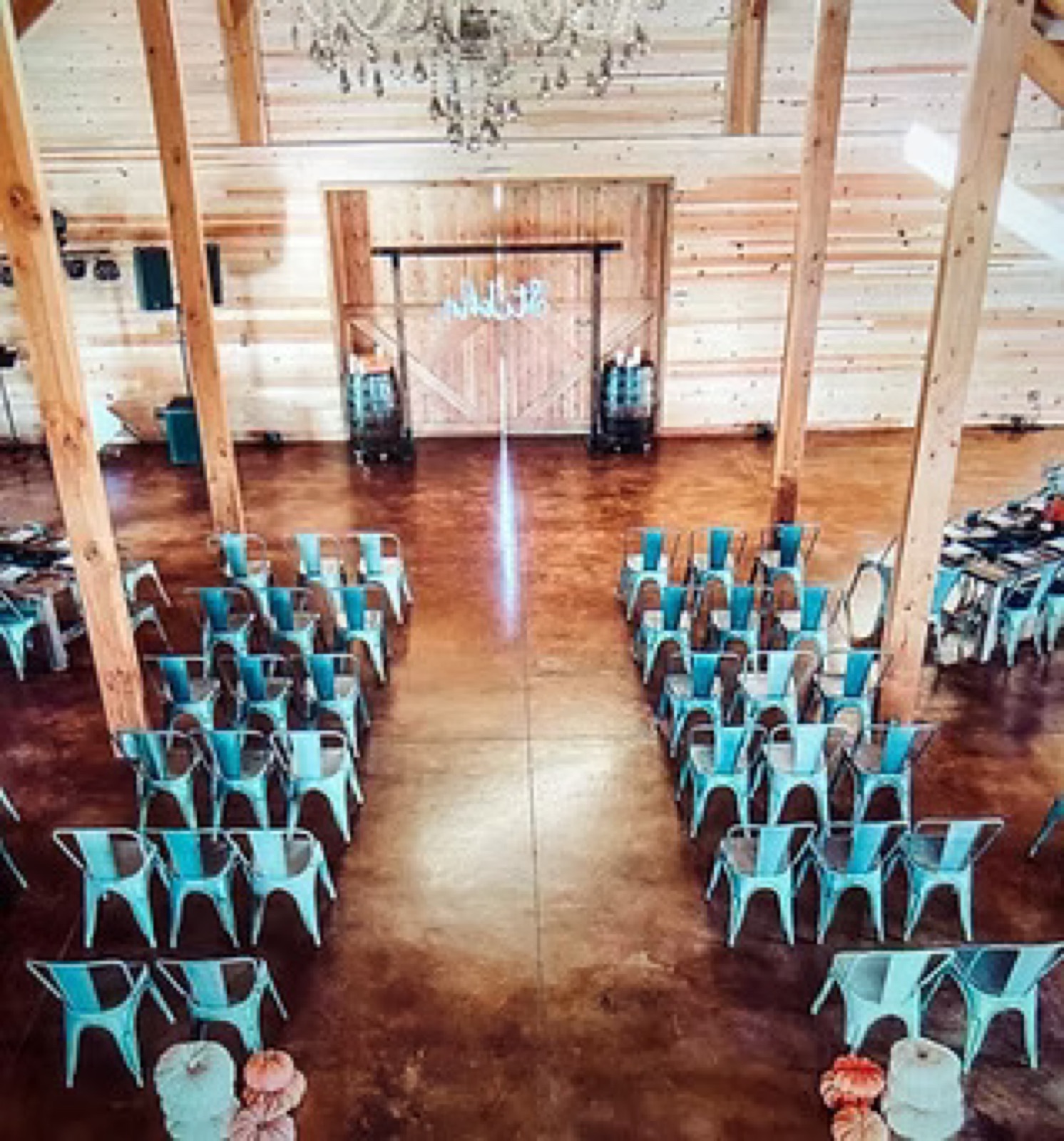 Outdoor event grounds at Ortega Ranch Park wedding venue in Winton, California