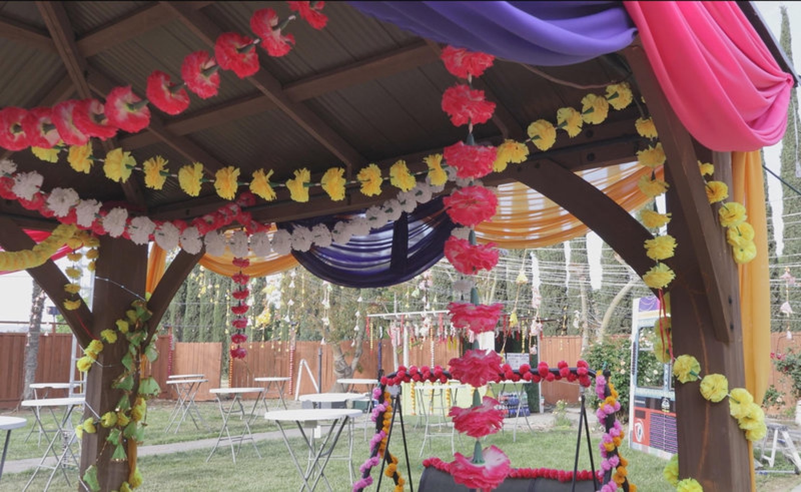 Reception space at Rangla Ranch Events wedding venue in Tracy, CA