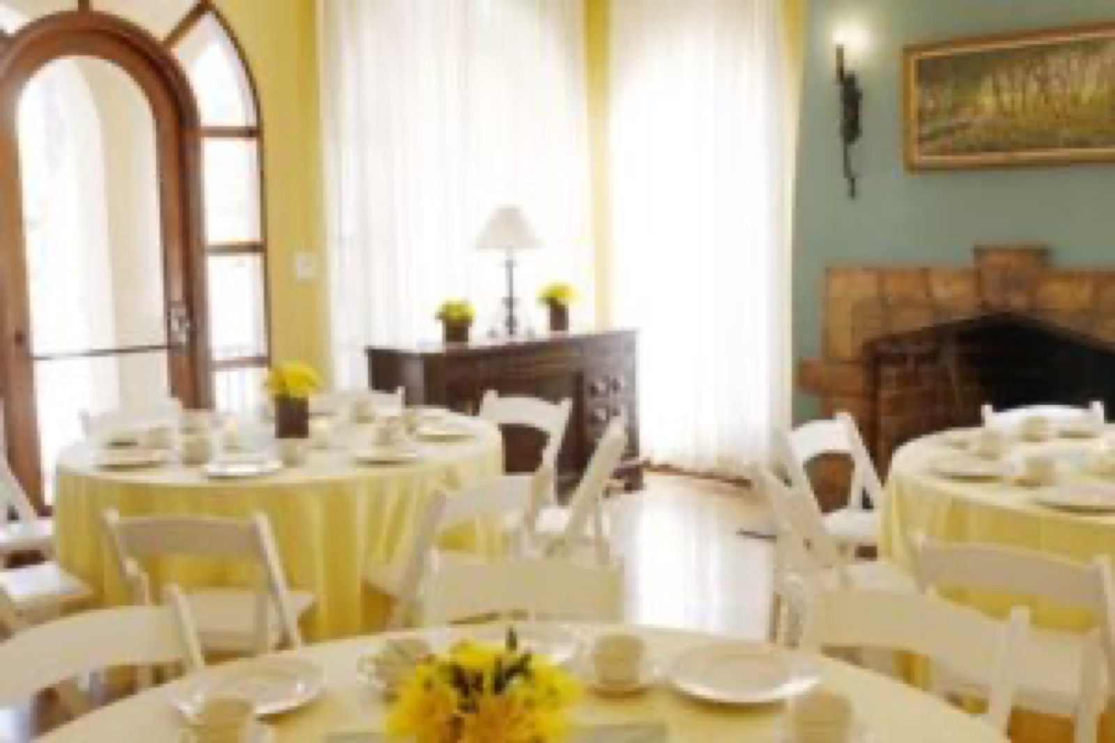 Fireside Room at the San Jose Woman's Club wedding venue in San Jose, California