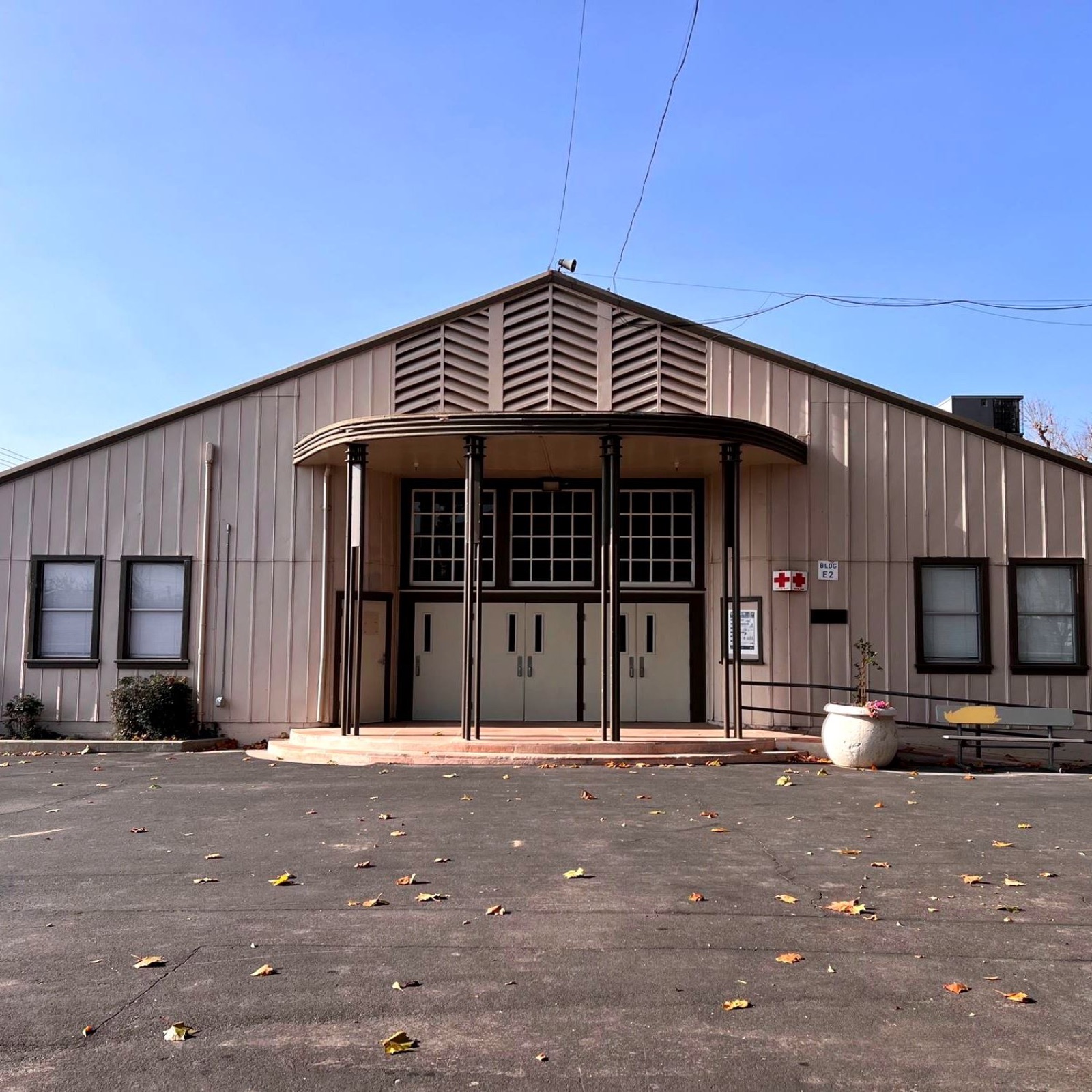 Building E-2 large reception hall at Stanislaus County Fairgrounds & Event Center in Turlock, California