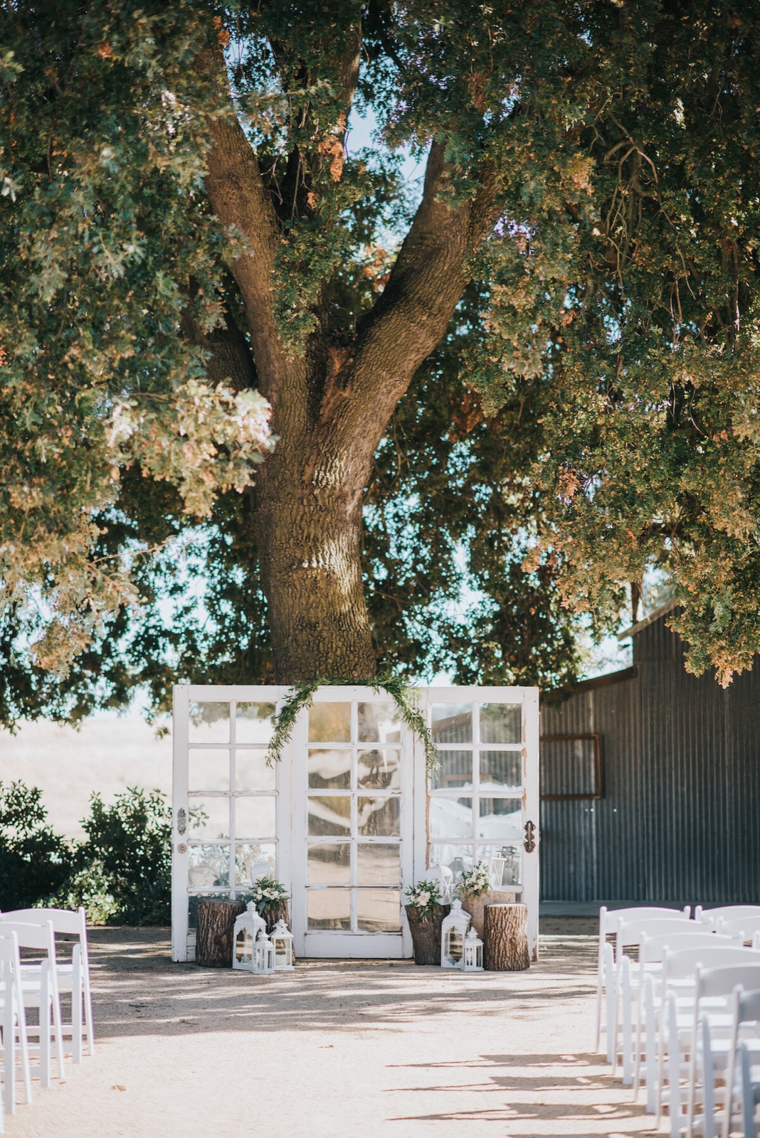 Historic barn exterior at The Barn at Second Wind in Sacramento, California