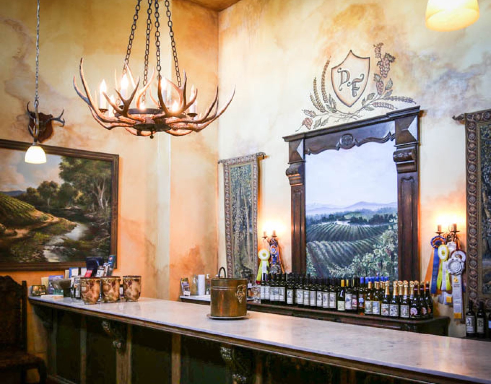 Tasting room at The Dancing Fox Winery & Bakery in Lodi, California