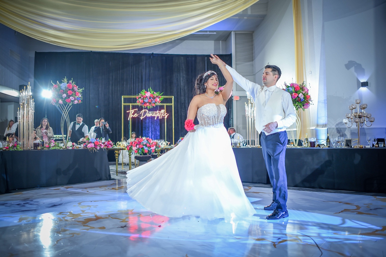 Interior view of The Palomino Event Center event venue in Fresno, California