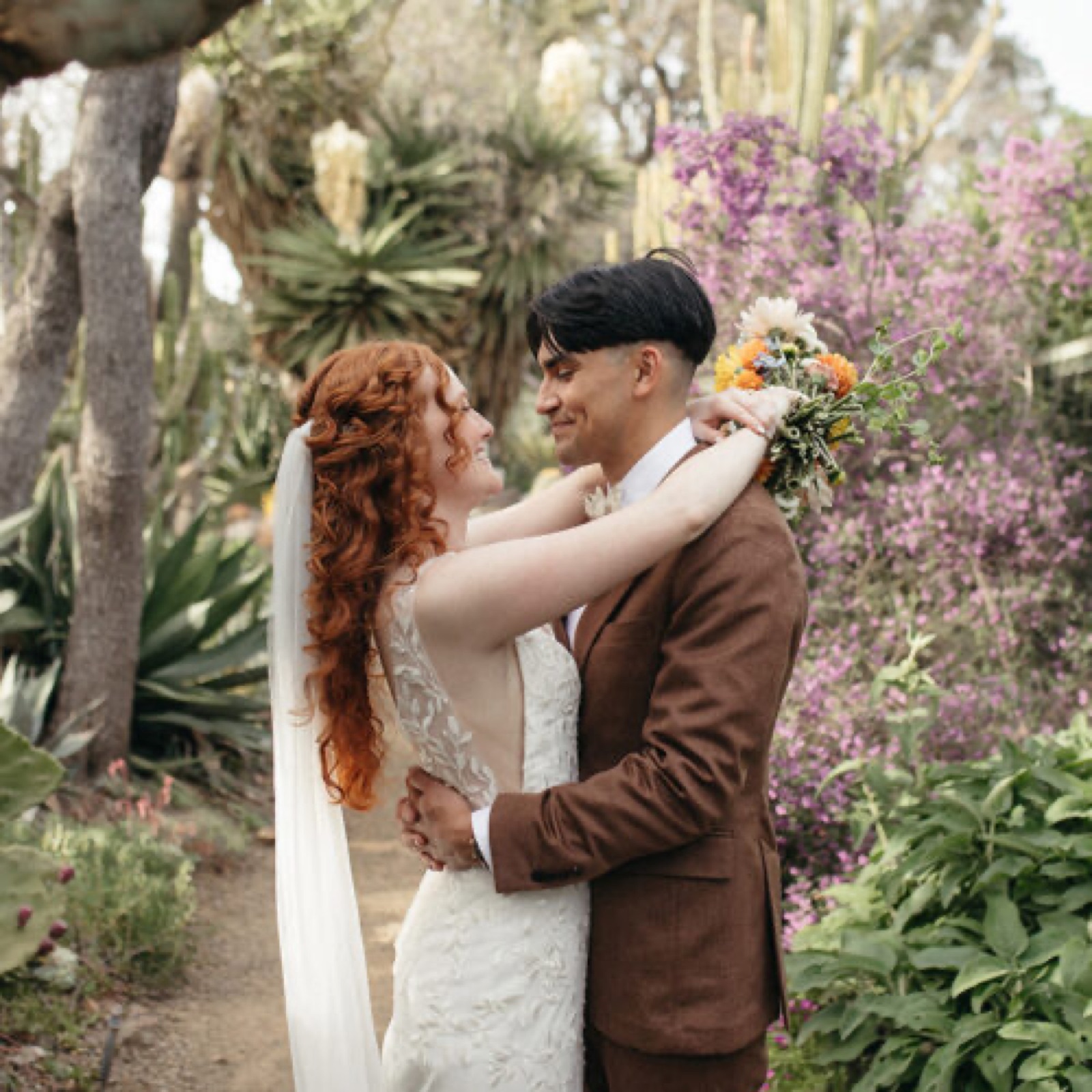 Garden grounds and drought-tolerant plantings at The Ruth Bancroft Garden wedding venue in Walnut Creek, California