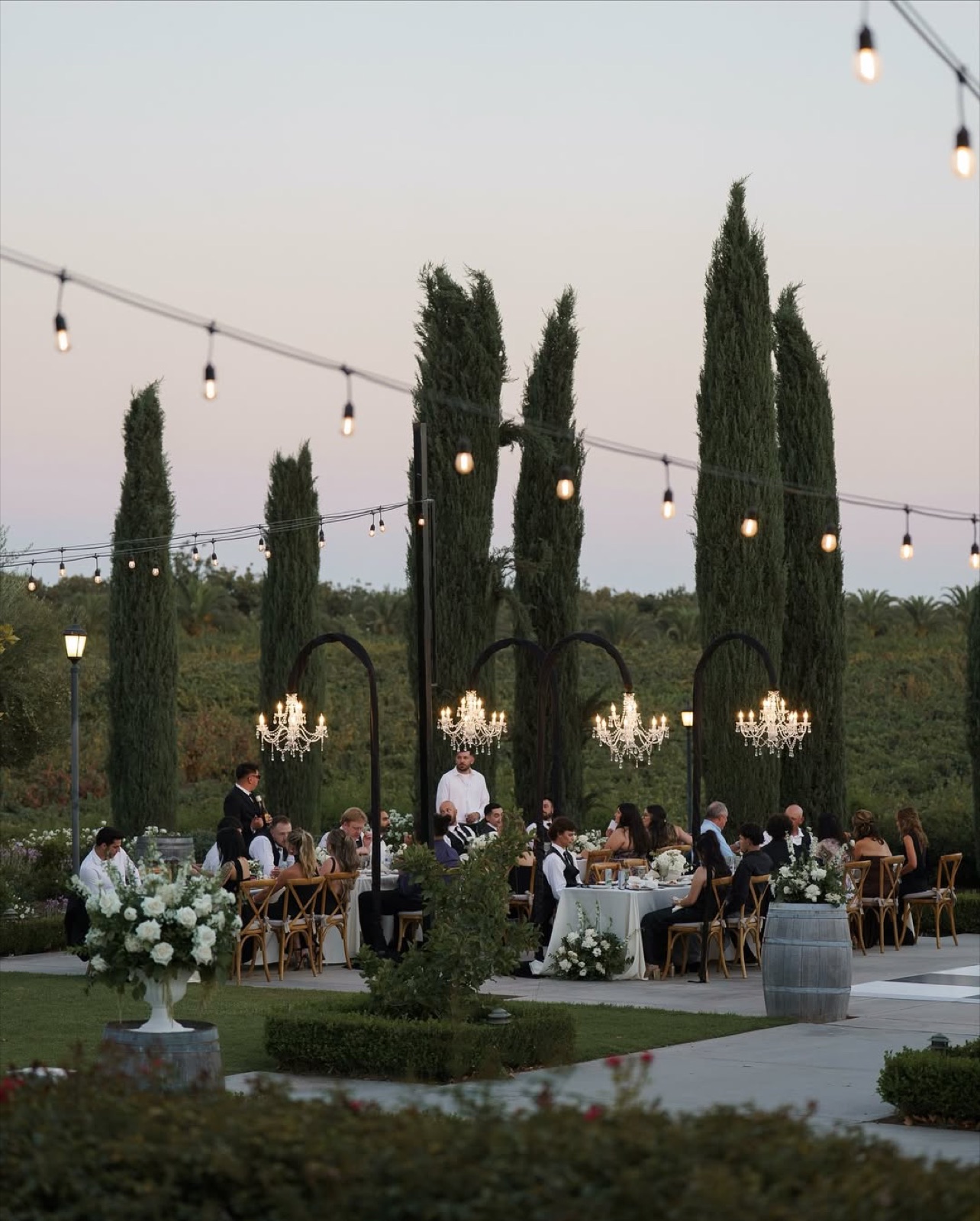 Vineyard grounds at Toca Madera Winery in Madera, California
