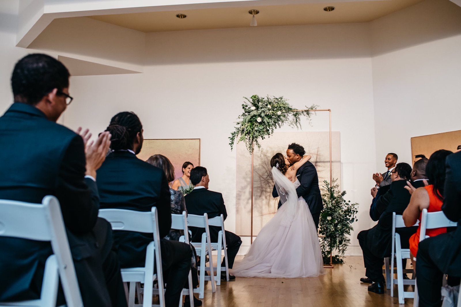 Exterior and grounds of Triton Museum of Art wedding venue in Santa Clara, California