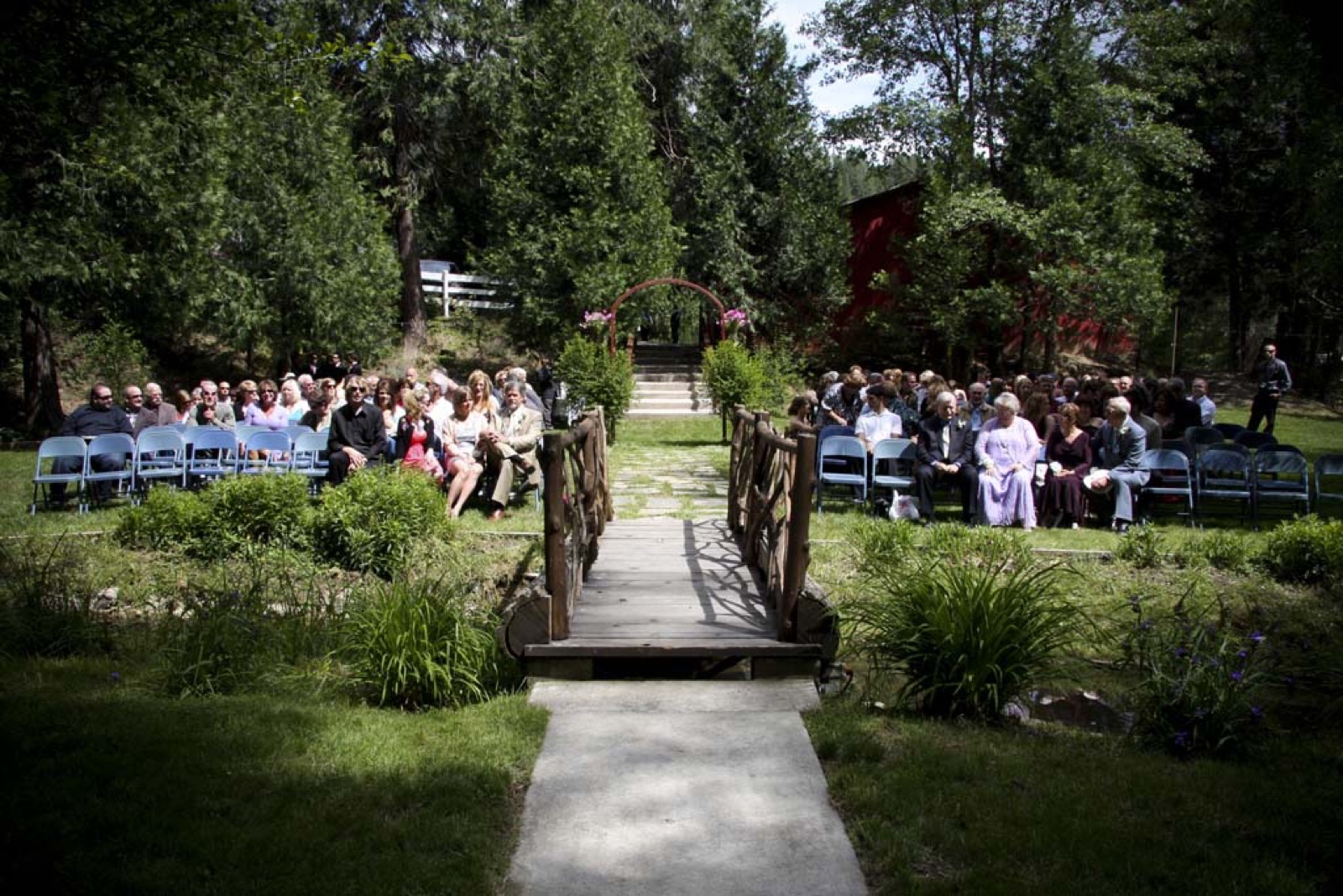 Twain Harte Tree Farm wedding events outdoor setting in Twain Harte, California