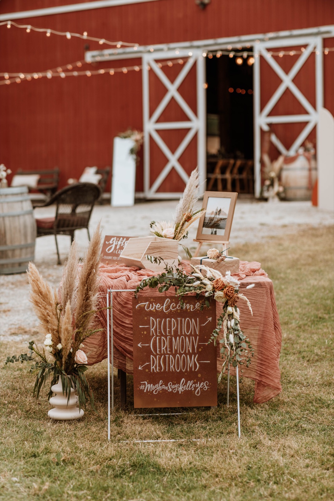 Outdoor ceremony beneath the century-old oak tree at Vida Buena Farm, Angels Camp, California
